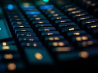 black computer keyboard